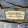 Zara Slim Fit Mens Blue Jeans Stud detail Size Euro 40 Image 4