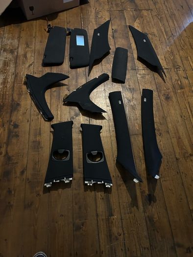 bmw e60 black interior trims