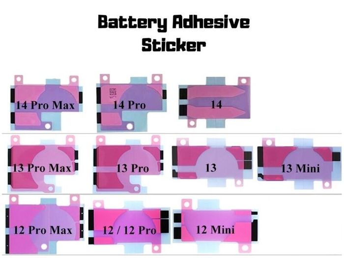 Battery Adhesive Sticker iPhone 12 13 14 Replacement Tape