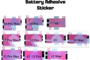 Battery Adhesive Sticker iPhone 12 13 14 Replacement Tape