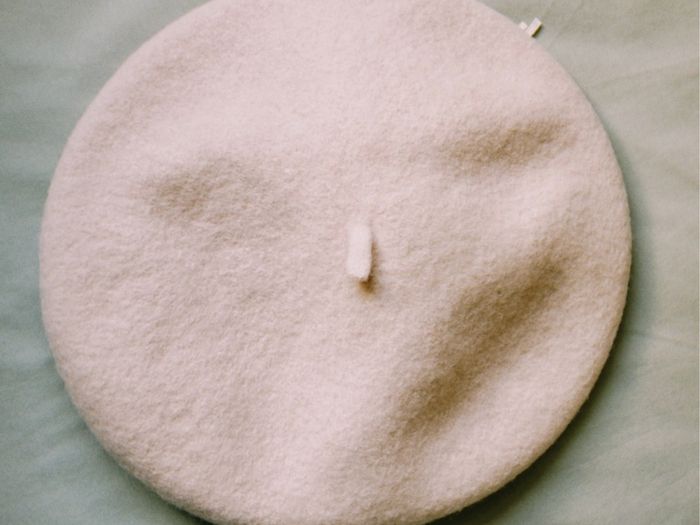 Classic Cream Wool Beret