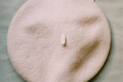 Classic Cream Wool Beret