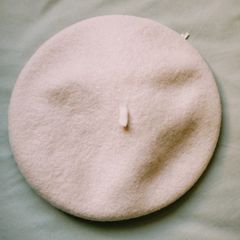 Classic Cream Wool Beret