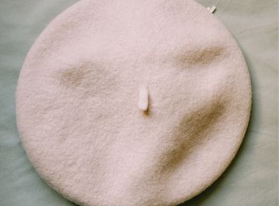 Classic Cream Wool Beret