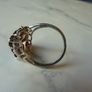 Statement Sterling Silver and Garnet Cluster Ring, Size L Image 6
