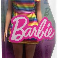 New:  Barbie with braces and rainbow dress
