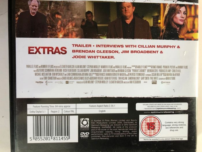 Perrier's Bounty [2009] Brendan Gleeson, Cillian Murphy, Jim Broadbent & Jodie Whittaker [DVD Movie]