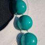 Turquoise Beaded Sterling Silver Necklace Image 8