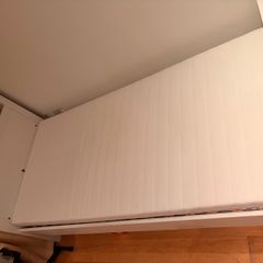 IKEA White Single Bed Frame + Mattress
