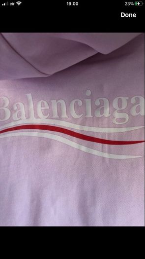 Ladies Balenciaga hoodie size M