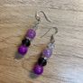 Handmade Glass And Crystal Earrings Image 2