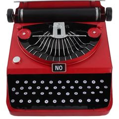 Vintage Typewriter Model, Handcrafted Iron Antique Typewriter Table Decor Desktop Display Ornament Statue for Home Office Cafe