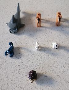 Selection of Lego animal figures