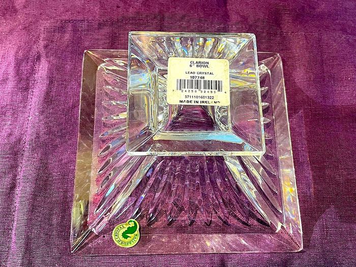 2 Waterford candy bowls