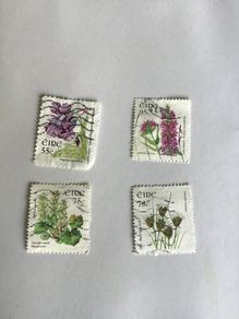 4 Irish stamps - Flora/Fauna