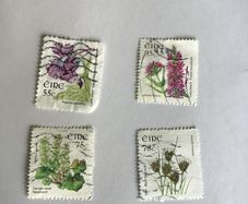 4 Irish stamps - Flora/Fauna