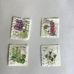 4 Irish stamps - Flora/Fauna