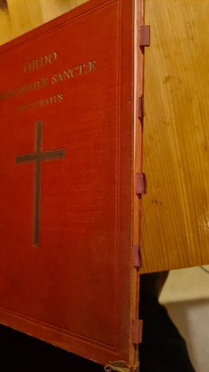 Ordo Hebdomade Sanctae Instauratus. 1956. Rare Vintage First Edition. 124 pages. Large Volume Hardback In Good Condition.