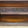 Victorian Oak Green Man Dumb Waiter Image 3