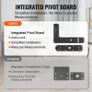 Bed Kit, Queen Size, Deluxe DIY Wall Bed Mechanical Hardware Kit, Pneumatic Lever Heavy Duty Bed Frame Support, Folding Cabinet Image 5