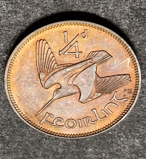 Ireland 1959 Fantastic Farthing coin with Luster