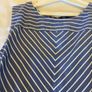 Gorgeous Girls Benetton summer dress nautical blue and white stripe 7 8 9 Image 2
