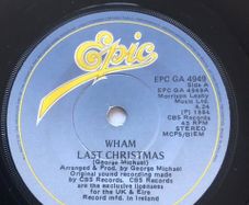 Wham Last Christmas Vinyl Single 7 Inch Irish