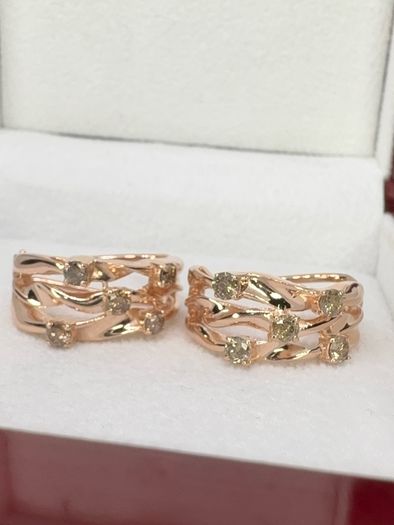 Diamonds Champagne Diamond Earrings