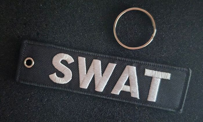 Police / swat , keyring.