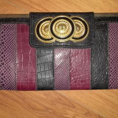 snakeskin handbag purse