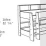 Bunk bed with two mattresses Image 8