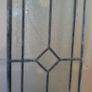 Antique Stunning Leaded Stained Glass Window Art  40,5" x 9" Image 6