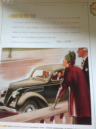 1986 History of Advertising Calendar-10 Vintage Advertising Prints-Automobiles