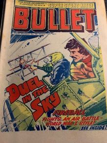 Bullet Comic x 10 Issues 76-85  Running continuously from -Jul 23rd 1977 29th 1977- Sept 24th 1977-DC Thompson-Vintage UK Comics