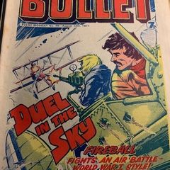Bullet Comic x 10 Issues 76-85  Running continuously from -Jul 23rd 1977 29th 1977- Sept 24th 1977-DC Thompson-Vintage UK Comics