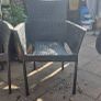 3x wicker chairs Image 4