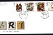 1993 Great Britain Europa/ Contemporary Art Commemorative Stamps Royal Mail Addressed First Day Cover (FDC)