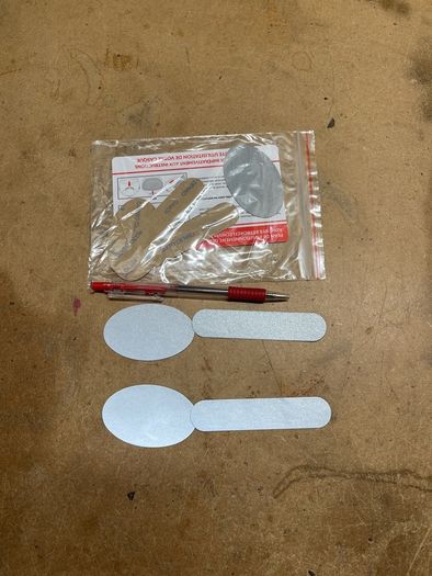 Helmet reflective stickers 2sets
