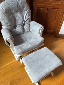 Nursery rocking chair. Babylo Brompton Glider & Footstool