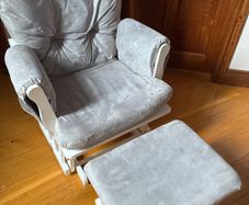 Nursery rocking chair. Babylo Brompton Glider & Footstool