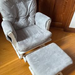 Nursery rocking chair. Babylo Brompton Glider & Footstool