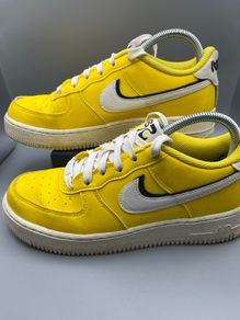 Nike Air Force 1 Lv8 - Yellow Sail Black - Womens UK Size 6 EU 39