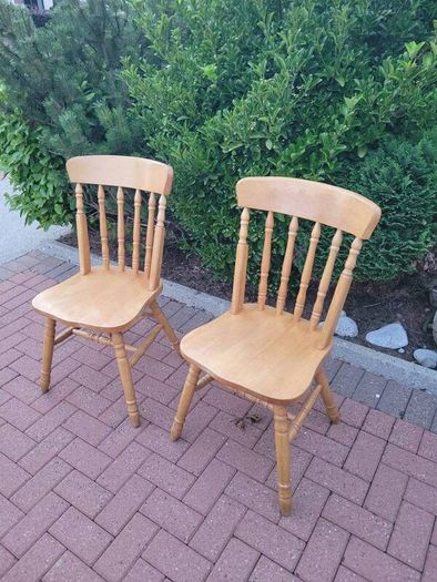 wooden chairs