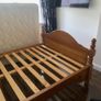 Heavy pine double bed frame Image 4