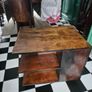 Vintage Art Deco retro MidCentury cupboard/ bookshelf/coffee table on wheels Image 8