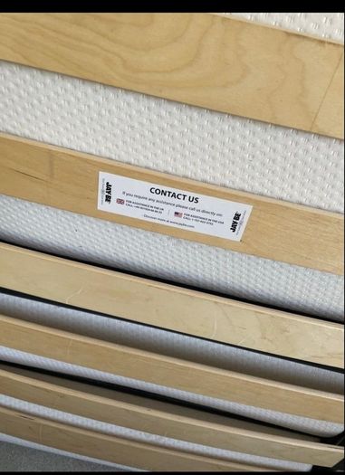 Foldable single bed
