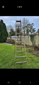 Professional Wooden Painters Ladders  8ft & 10ft