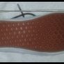Vans Off The Wall Era 59 C&L in Navy and Woven Guate Stripe Lining. Image 6