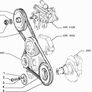 P/Steering Belt (Fiat Tipo Tempra Brava Bravo) Image 2