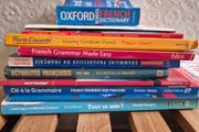 school books, senior cycle French HL and Maths OL